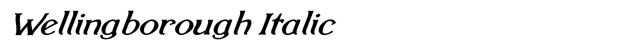 Wellingborough Italic image